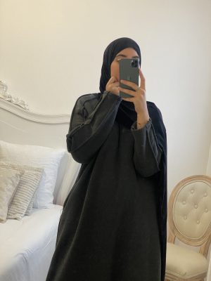 Robe Sweat gris anthracite