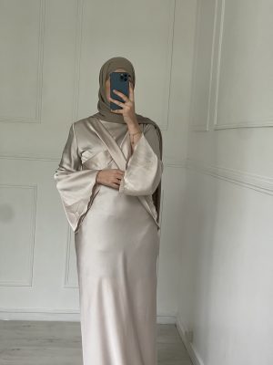 Robe Camélia beige