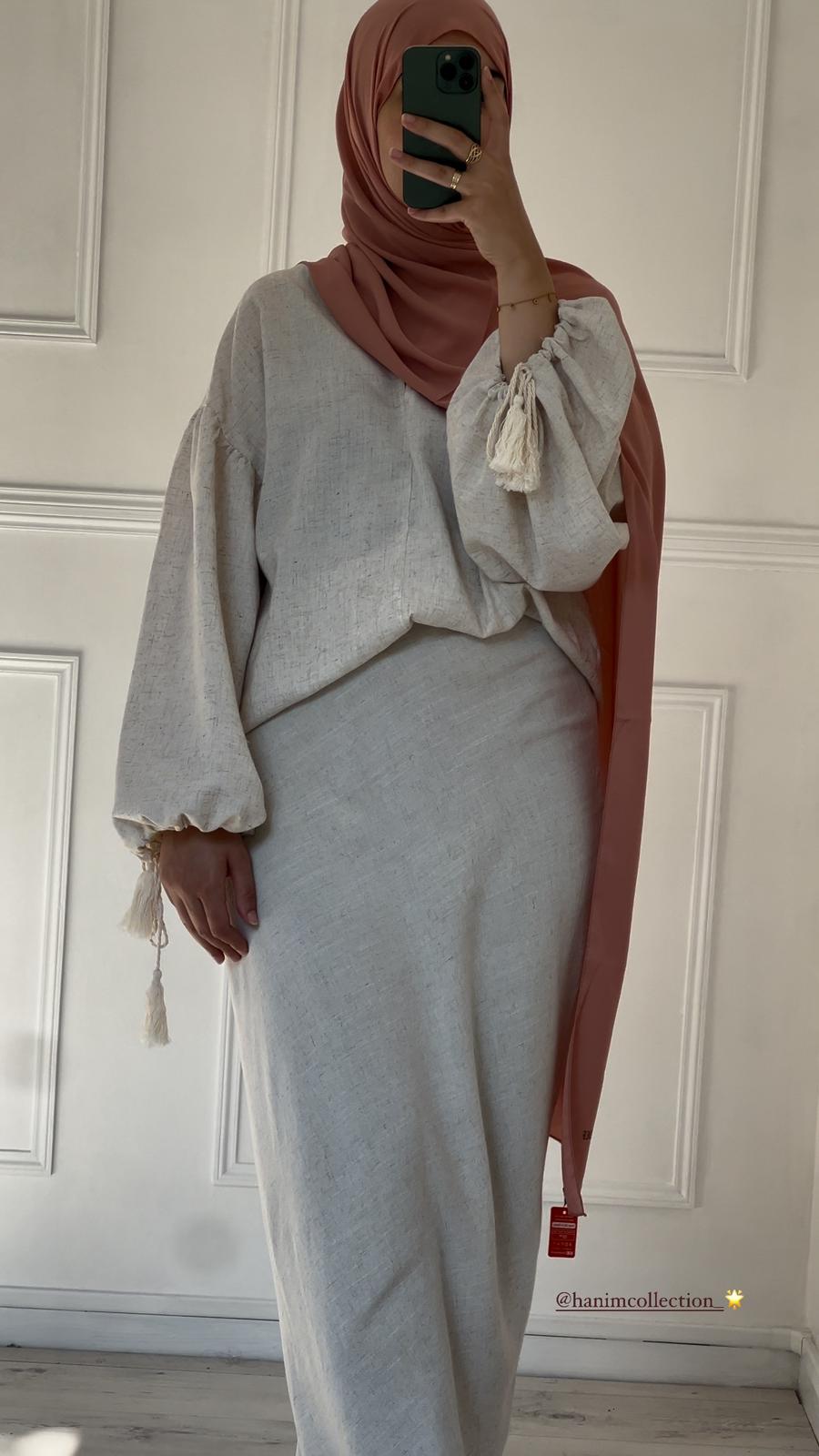 Blouse en lin Yasmine – Image 2