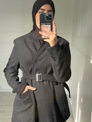 Veste Classy noir grise